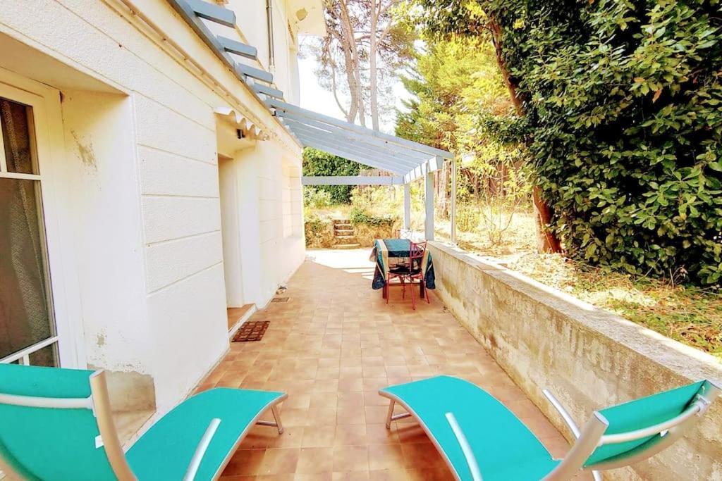 Maison De Charme A 200 Bord De Mer, Terrasse, Jardin- Lesclesdenicole Le Pradet Zewnętrze zdjęcie